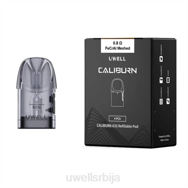 UWELL CALIBURN A3 замена махуна | 4-пацк 0,8 ома 2 4TVT19 | UWELL STORE