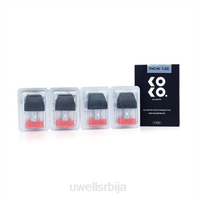 UWELL CALIBURN KOKO махуне (паковање од 4) 1.2охм 4TVT95 | UWELL VAPE DISPOSABLE