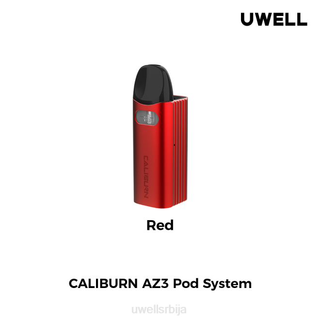 UWELL CALIBURN AZ3 комплет (под систем) црвена 4TVT147 | UWELL VAPE PRICE